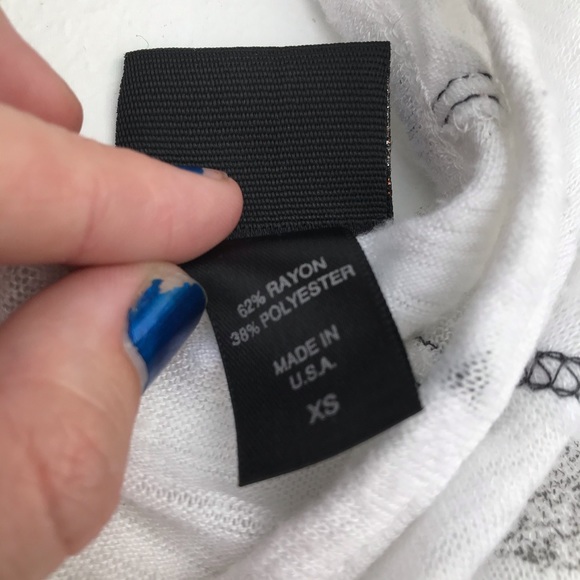 DayTrip White Bling T-Shirt; size XS women’s - Picture 6 of 9